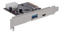 Tarjeta usb-c v3.1 pci express 2 puertos 1ah+1ch bracket corto 151757