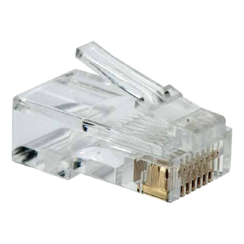 Plug vorago plug-100 rj45 cat5 bote 100 pzas