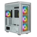 Gabinete XPG BATTLE CRUISER II PST Midi-Tower ATX/EATX/Micro-ATX/Mini-ITX USB 2.0 Sin Fuente 4 Ventiladores Instalados
