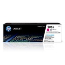 Toner hp 206x laserjet magenta para pro m255 w2113x