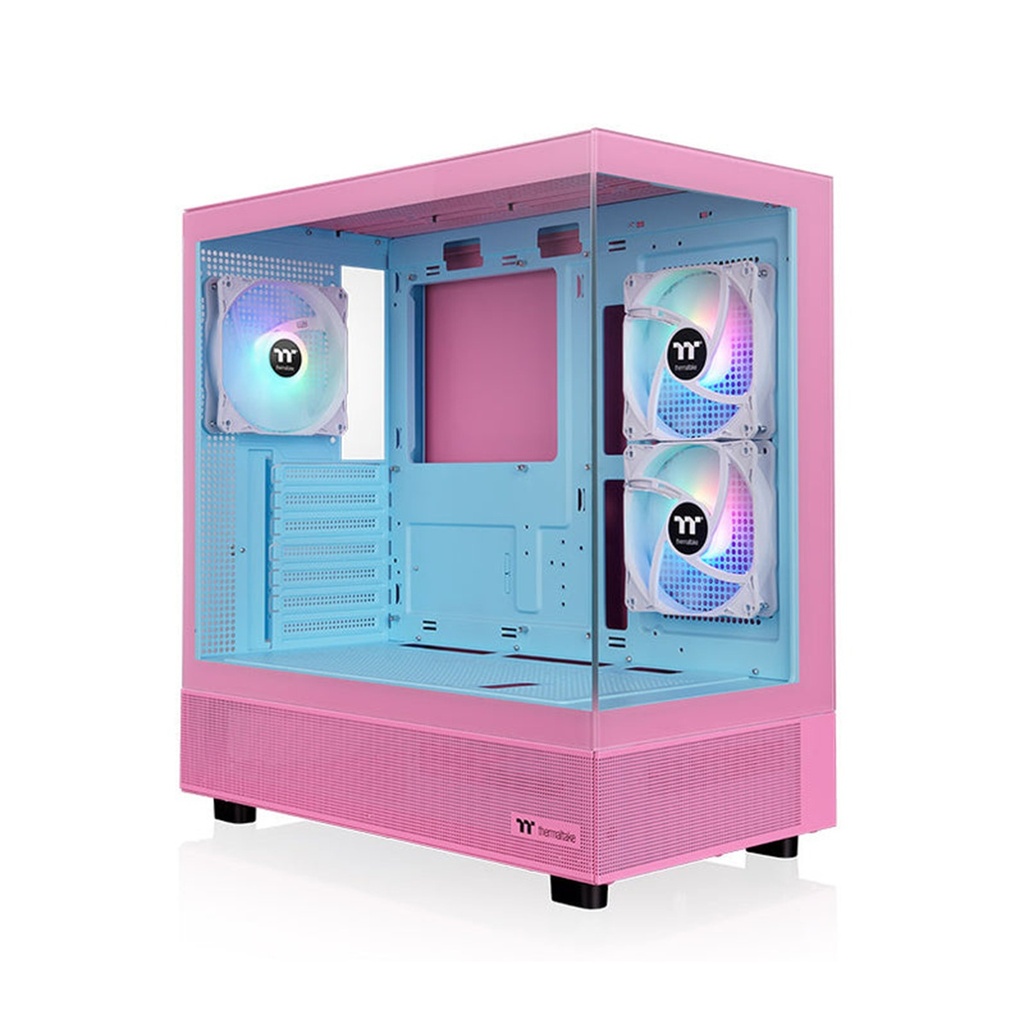 Gabinete Thermaltake View 270 Plus TG ARGB Midi-Tower ATX/EATX/Micro-ATX/Mini-ITX USB 3.0 sin Fuente 3 Ventiladores Instalados