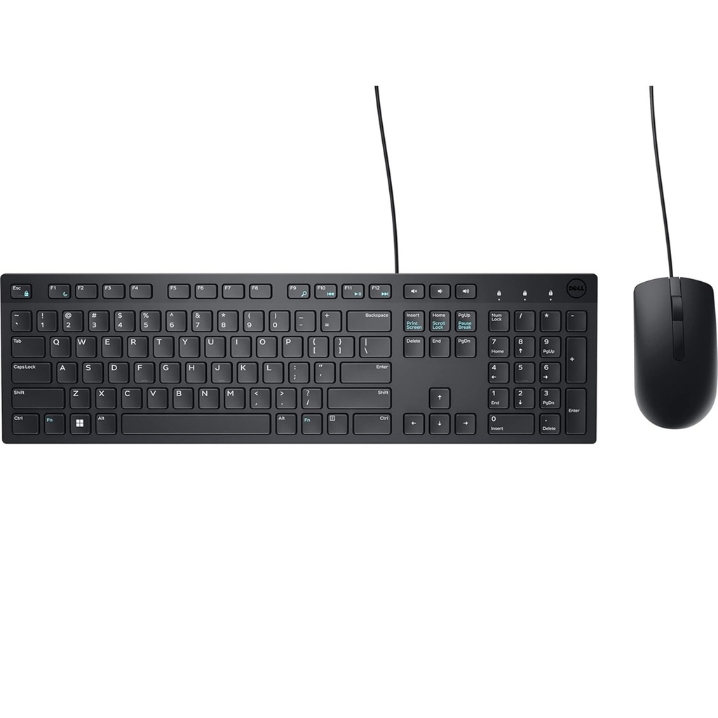 Kit de Teclado y Mouse Dell KM300C Alámbrico USB Español