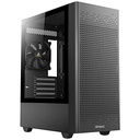 Gabinete antec nx200m mini torre micro-atx cristal s/fuente 1*fan 3*usb negro