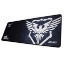 Mouse pad naceb na-0956 eagle devil xl seda y caucho antiderapante 80x30x4 cm.