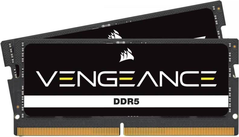 Memoria sodimm ddr5 corsair cmsx8gx5m1a4800c40 8gb 2800mt/s 1x8gb negro 1.1v