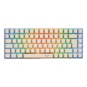 Teclado Gamer Mecanico Naceb Gray Basilik LED RGB 75% Huano Red Alámbrico USB Español