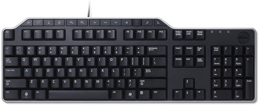 Teclado alambrico dell kb522 en español