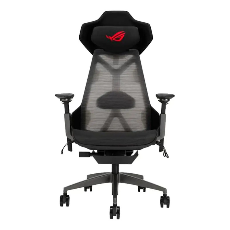 Silla gaming asus sl400 rog destrier/bk/ww/ soporte de brazo diseño exoesqueletico negra