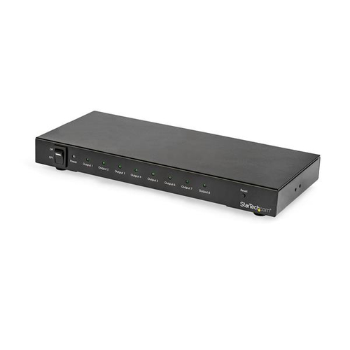 Divisor splitter hdmi de 8 puertos - 4k 60hz con audio 7.1 - startech.com mod. st128hd20