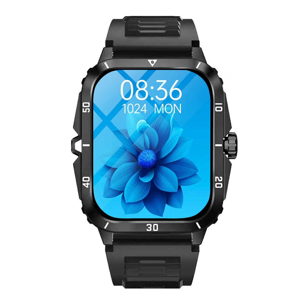 STF Smartwatch Kronos Insignia, Android/iOS, Negro - Resistente a Salpicaduras