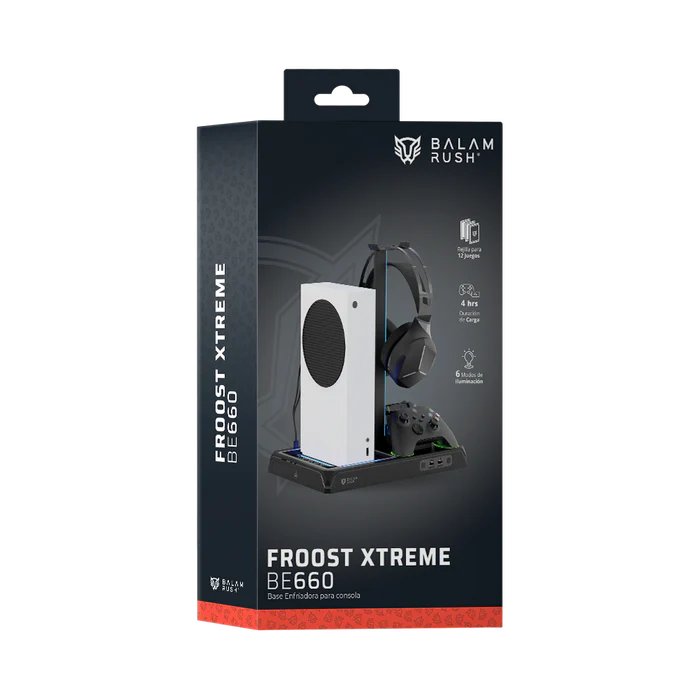 Base enfriadora para consola froost xtreme be660 / compatible con xbox