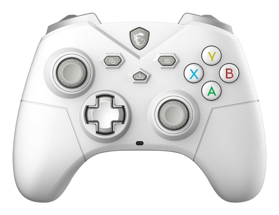 Control msi force gc300 wireless white interfaz usb 2.0, conectividad inalambrico y alambrico, color blanco