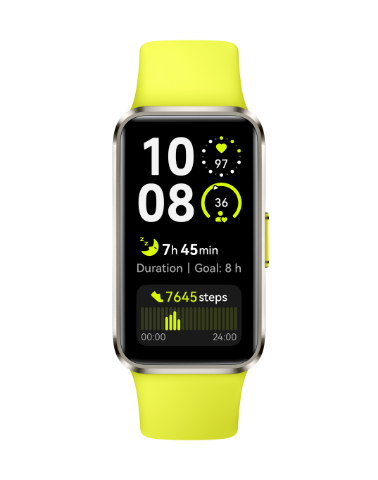 55020eku huawei band 10 aluminum green. caja de aleación de aluminio pulido | monitoreo de sueño avanzado | asistente de bienestar emocional -