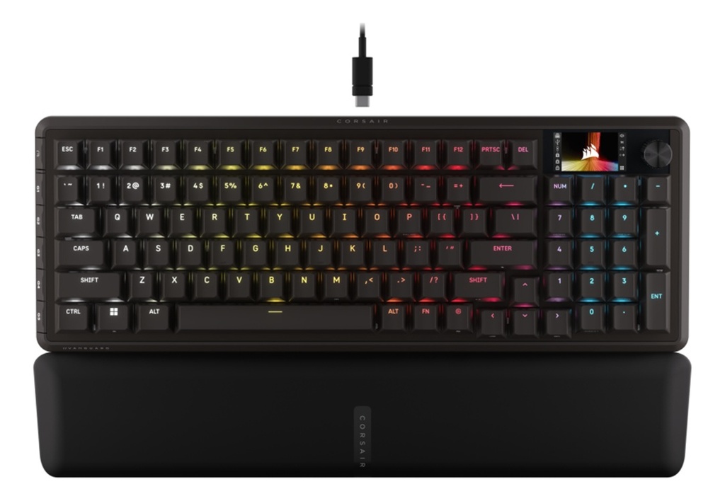 Teclado mecanico corsair ch-91e901e-na vanguard 96 mlx plasma