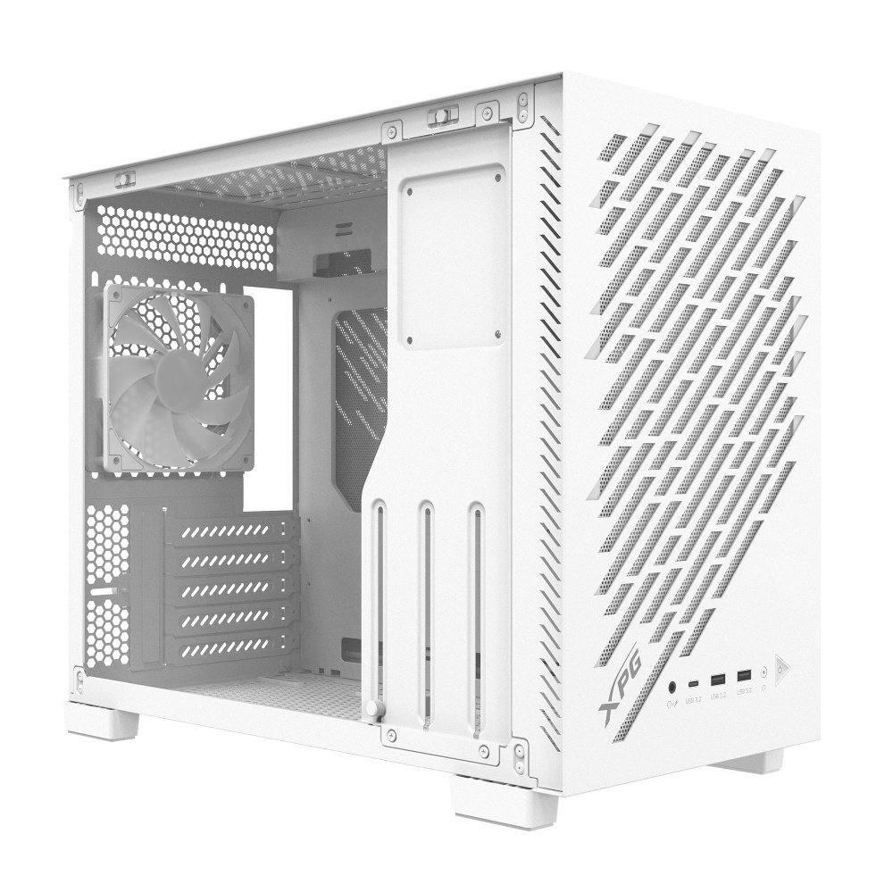 Gabinete XPG VALORAIRNANOMAA-WHCWW, Midi-Tower, Micro-ATX/Mini-ITX, USB 3.0, sin Fuente, 1 Ventilador Instalado, Blanco