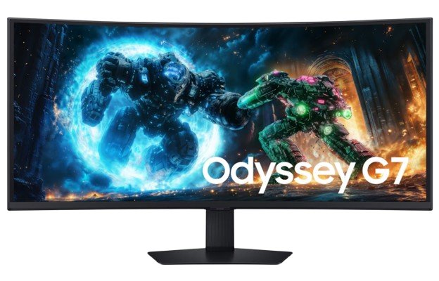Monitor gamer curvo ultrawide samsung odyssey g7 led 40", 5120x2160, freesync, 180hz, hdmi/dp, negro