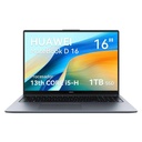 Huawei matebook d16 core i5 13420h ram 16gb 1 tb nvme pcie ssd