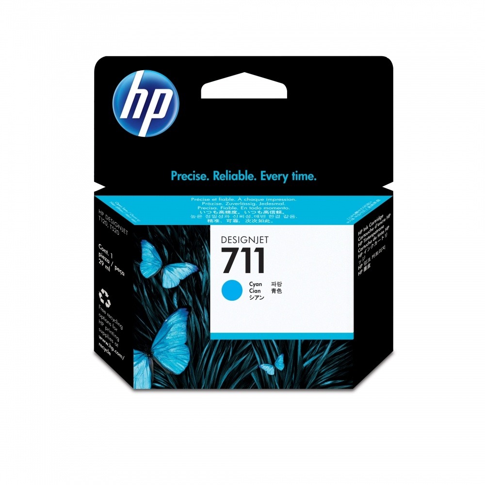 Cartucho hp 711 - cian