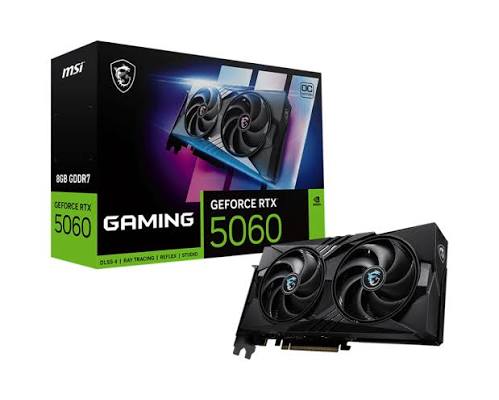 Tarjeta De Vídeo Msi Geforce Rtx 5060 8g Gaming Oc Geforce Rtx 5060, 8 Gb, 128 Bit, Gddr7, Pci Express X16 5.0