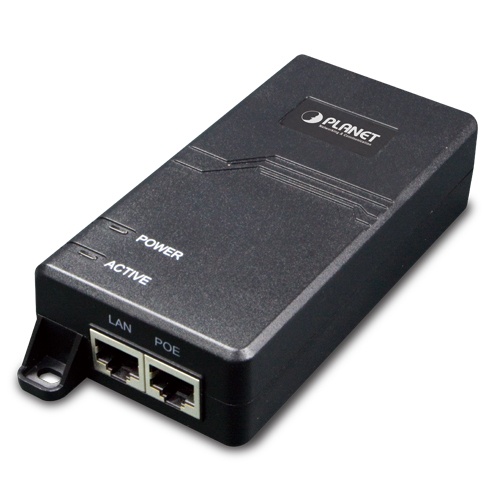 Inyector poe  ieee 802.3at, puertos gigabit, hasta 30 w de salida poe (mid-span)