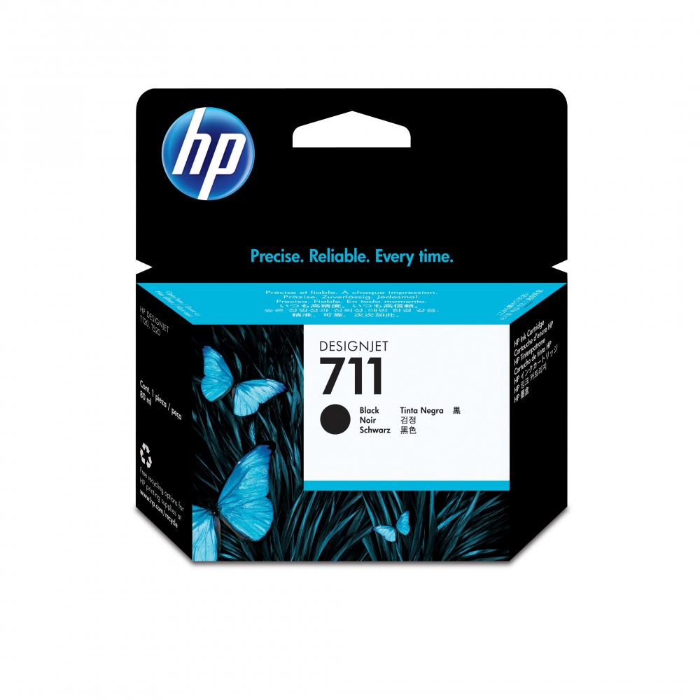 Cartucho de Tinta HP 711 Negro CZ133A Original