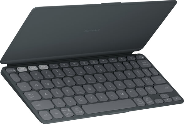 Teclado Logitech Keys To Go 2 75%, Inalámbrico, Bluetooth, Gris, Inglés