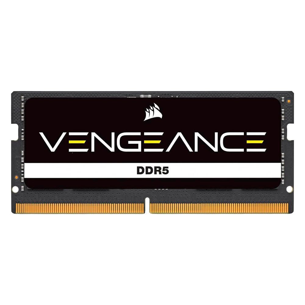 Memoria RAM Corsair Vengeance / SODIMM / 16GB / DDR5 / 5600MHz / CL48 / iCUE / Negro / CMSX16GX5M1A5600C48