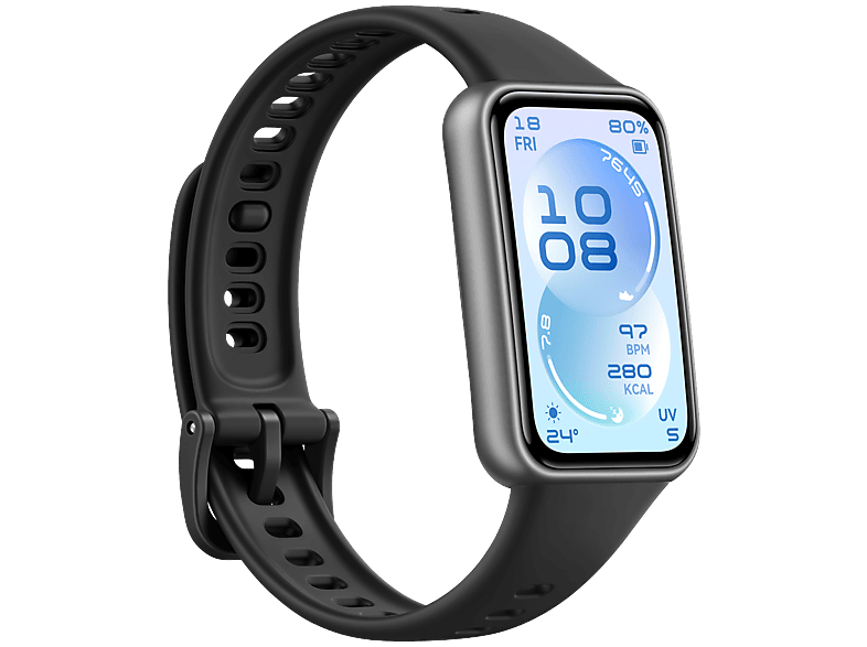 55020guq huawei band 11 aluminum black. pantalla de alto brillo de 1.62 pulgadas | monitoreo mejorado del sueño | ultradelgada y cómoda de usar. -