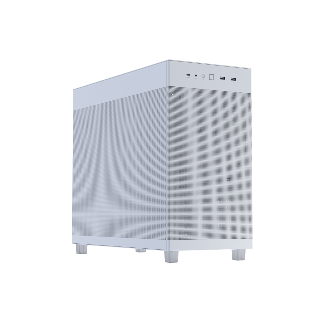 Gabinete ASUS PRIME AP303 MESH WHITE, Midi-Tower, ATX/Micro-ATX/Mini-ITX, USB 3.0, sin Fuente, 1 Ventilador Instalado, Blanco