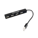Hub USB 2.0 a 4x USB 2.0 Hembra Vorago 480Mbit/s Negro