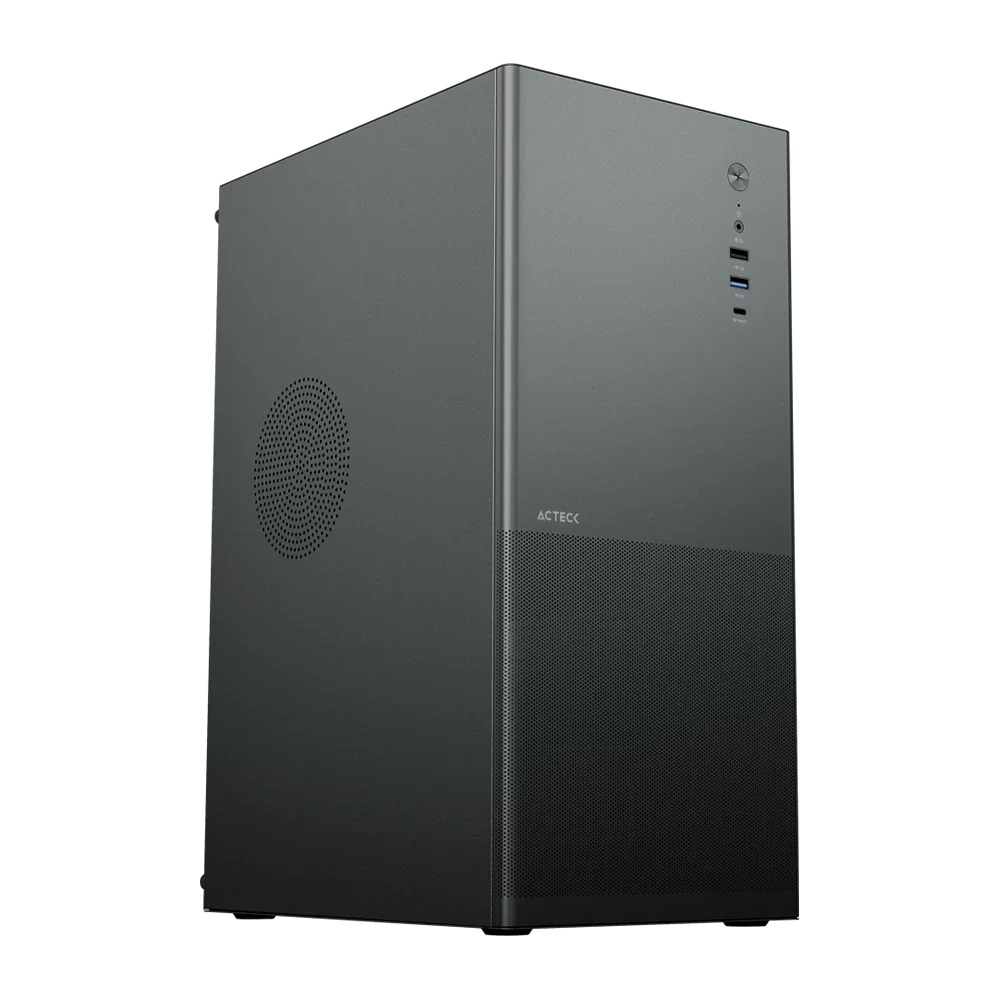 Gabinete Acteck AC-943994, Midi-Tower, ATX/Micro-ATX/Mini-ITX, USB 2.0/3.0, sin Fuente, sin Ventiladores Instalados, Negro