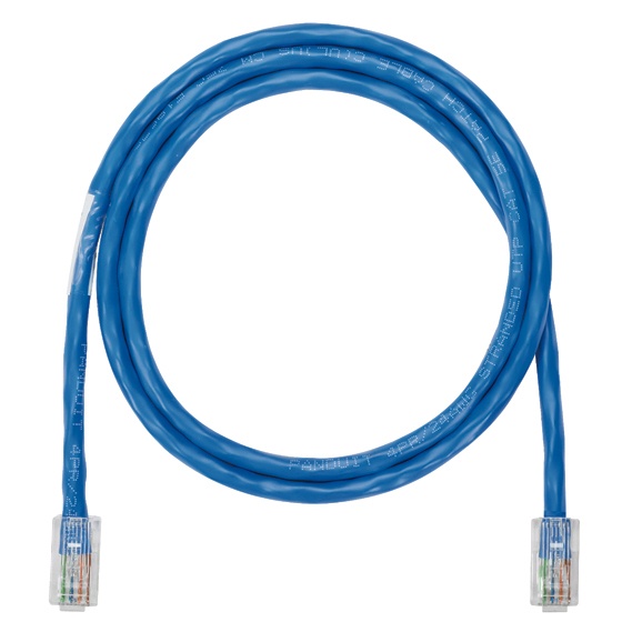 Cable de parcheo utp categoría 5e, con plug modular en cada extremo - 1.5 m. - azul