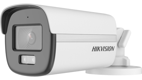 Cámara CCTV Bullet Turbo HD Hikvision Para Exteriores ColorVu DS-2CE12KF0T-FS Alámbrico 2960x1665 Pixeles Día Noche