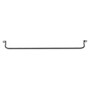Barra para aliviar tensión o peso atrás de patch panel, extendida de 2 pulgadas, color negro