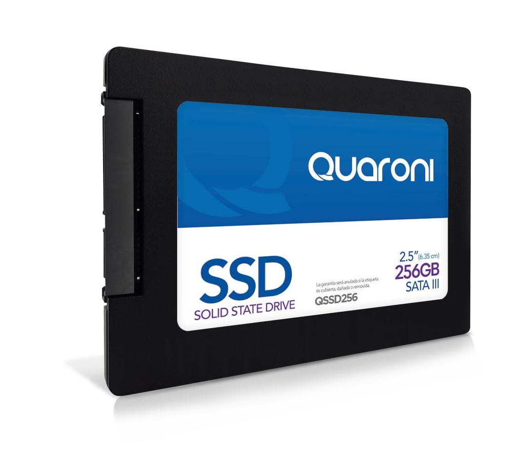 Unidad de estado solido ssd quaroni 2.5 256gb sata3 6gb s 7mm