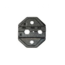 Matriz ponchadora para cable coaxial rg58, rg59, rg6 y rg62.