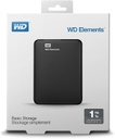 Disco Duro Externo Western Digital WD Elements Portátil 2.5'' 1TB USB 3.0 Para Mac/PC