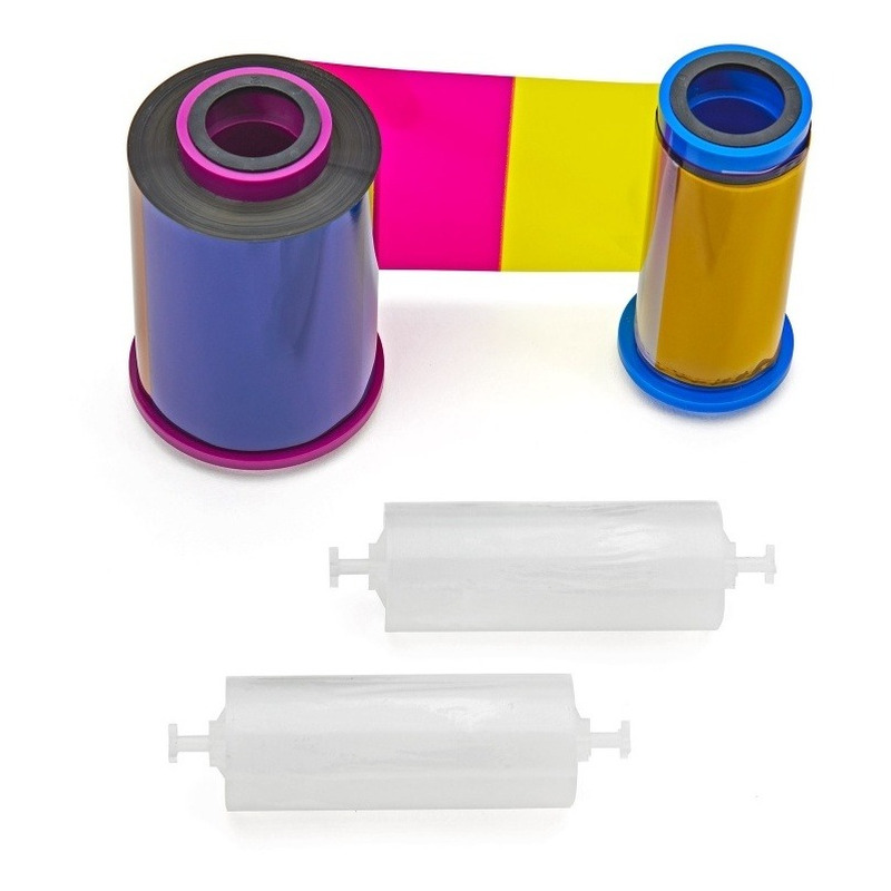 Cinta 5 paneles de color zebra zxp7 ribbon hs ymckok 250 impresiones -