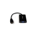 Cable adaptador externo hdmi a vga startech.com - negro