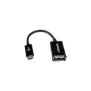 Cable Adaptador StarTech Micro USB Macho - USB A Hembra 12cm