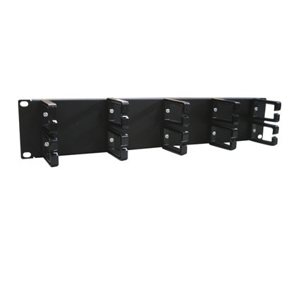 Organizados horizontal frontal para rack enson ens-cmr24 2ur con peines de policarbonato para mayor proteccion y mejor acceso cu