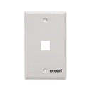 Placa De Pared Keystone Enson EPRO-FP10 Cat6/Cat5e 1 Puerto