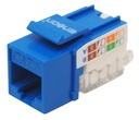 Conector modular jack rj45 enson epro-tljack6-bl serie pro terminado sin pinzas, posicion vertical cat6 color azul compatible co