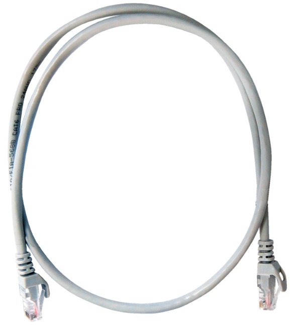 Patchcord utp enson p6009g serie pro 100-ii 100% cobre color gris 90cm para mejor identificacion de soluciones en racks y gabine