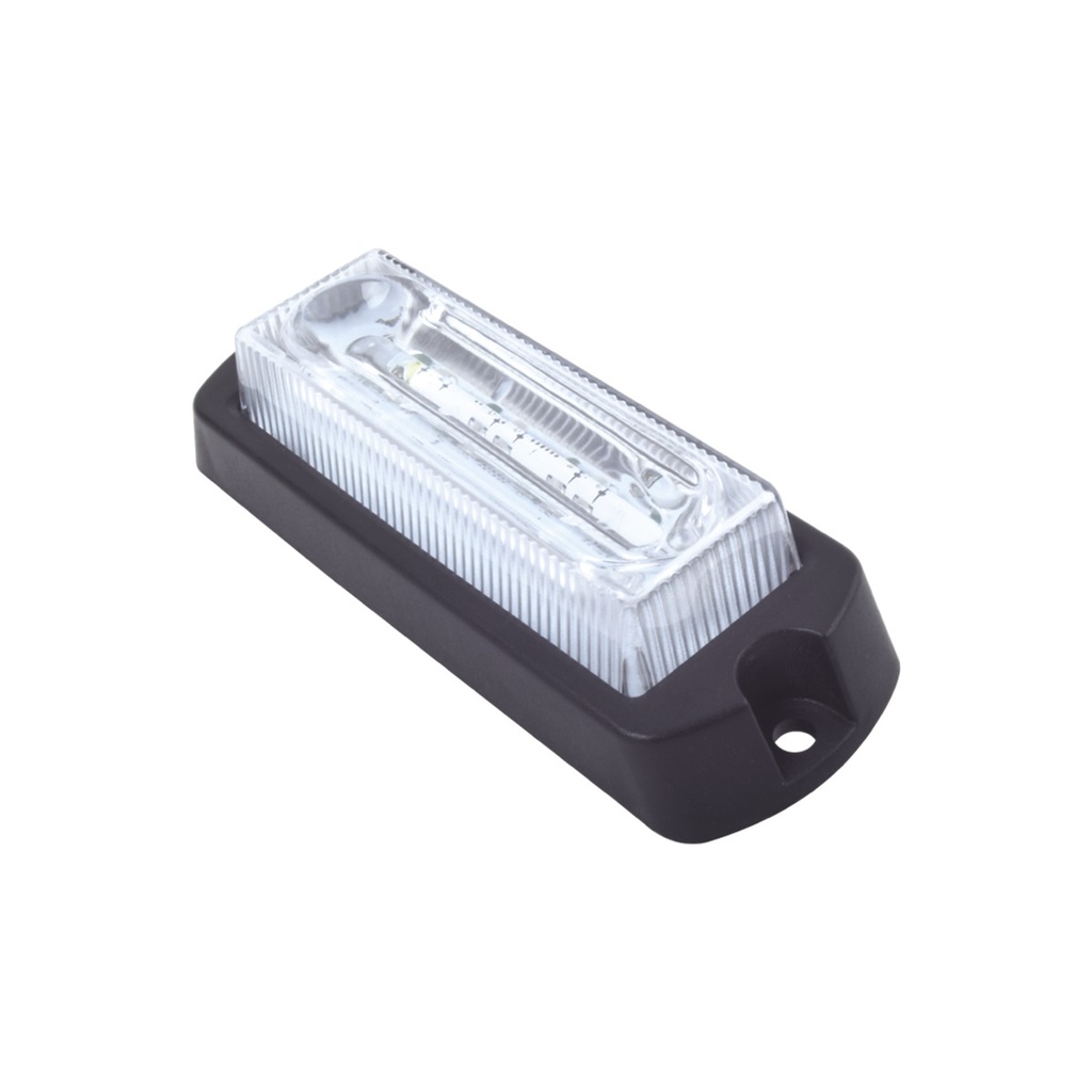 Luz Auxiliar Ultra Brillante Epcom X13 De 4 LEDs Color Rojo Con Mica Transparente
