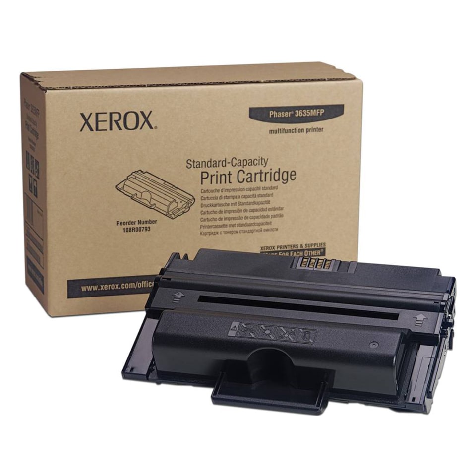 Toner Negro Xerox Negro 108R00796 Alta Capacidad Phaser 3635MFP 10000 Páginas