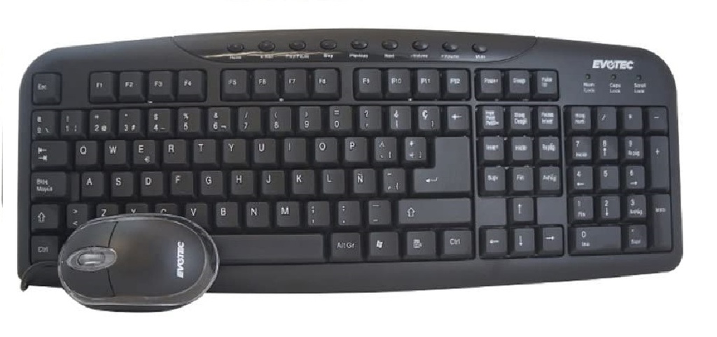 Kit De Teclado Y Mouse Naceb NA-618 Alámbrico USB Español