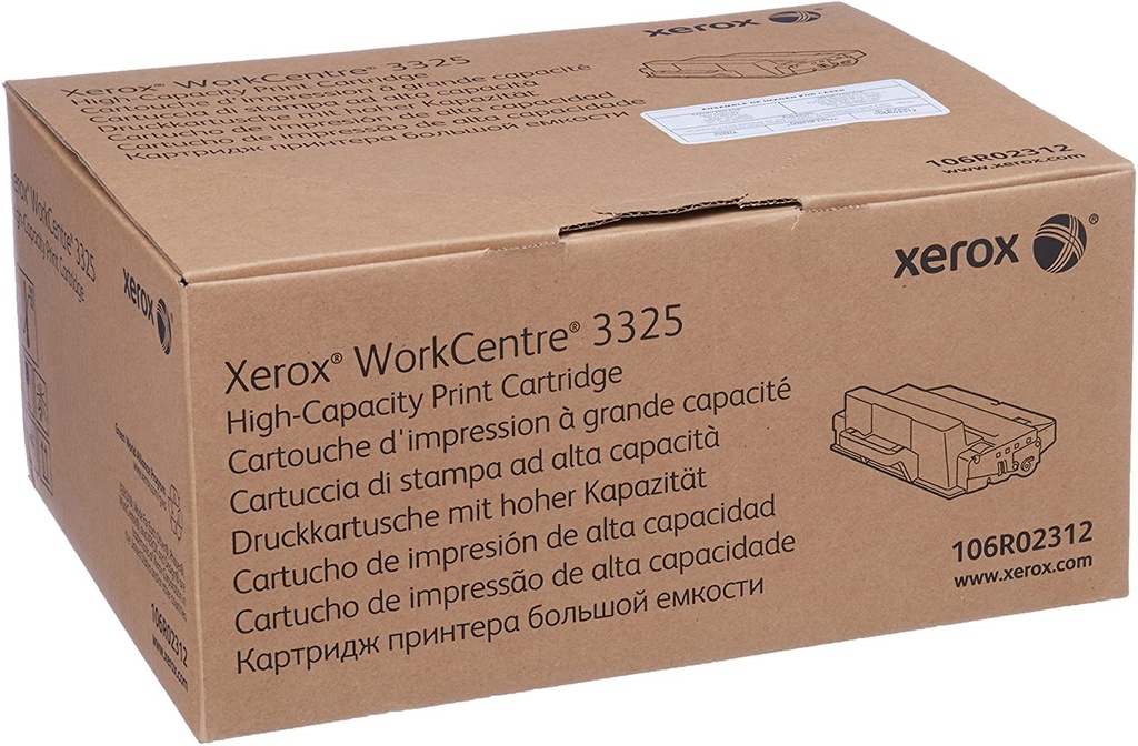 Cartucho de Tóner Xerox Color Negro 106R02312 11,000 Páginas