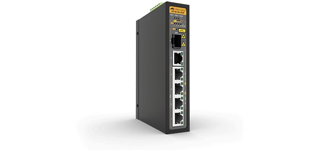 Switch industrial poe+ administrable web smart de 5 puertos 10/100/1000 mbps (4 puertos son poe+) + 1 puertos sfp, 90 w