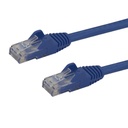 StarTech.com Cable Patch Cat6 UTP sin Enganches RJ-45 Macho - RJ-45 Macho, 91cm, Azul